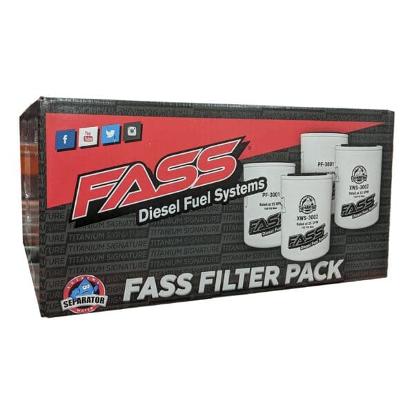 A box of filters for diesel fuel system