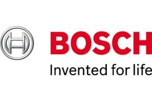 A bosch logo with the words 