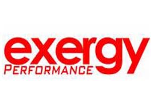 A red logo for exergy performance