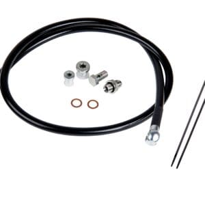 A black cable and some wires are connected to it