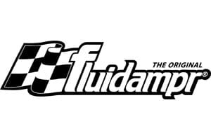 A black and white logo of the oil company fluidampi.