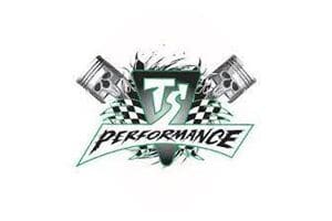 A logo of the tj performance company.