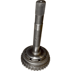 A metal object with a large gear on top of it.
