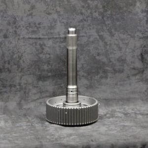 A metal object sitting on top of a table.