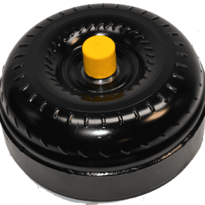 A black and yellow car tire is shown.