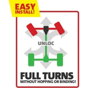 Easy install, full turns without binding.
