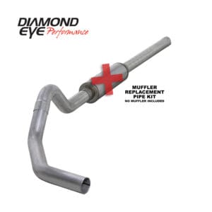 ~(49 lbs. 52X21X13)~ Exhaust System Kit 2004.5-2007.5 DODGE 5.9L CUMMINS 2500/3500 (ALL CAB AND BED LENGTHS)-4in. ALUMIN