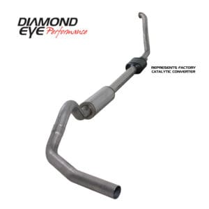 Performance exhaust pipe with catalytic converter representation.
