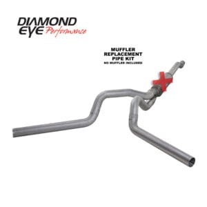 Exhaust pipe kit with no muffler included.