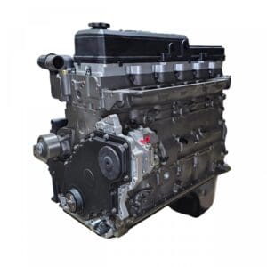 Diesel engine isolated on white background.
