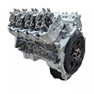 Car engine with visible internal components.