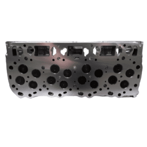Engine cylinder head with multiple valve openings.
