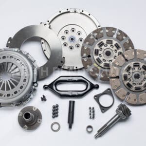 Assorted automotive clutch and transmission parts.