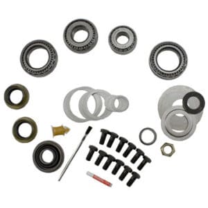 Assorted automotive bearings and hardware components.