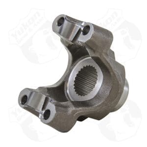 Metal automotive part with gear-like teeth.