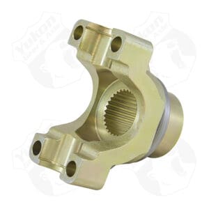 Metal automotive yoke with splined center.