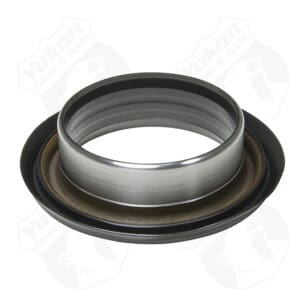 Metal automotive seal with black outer ring.